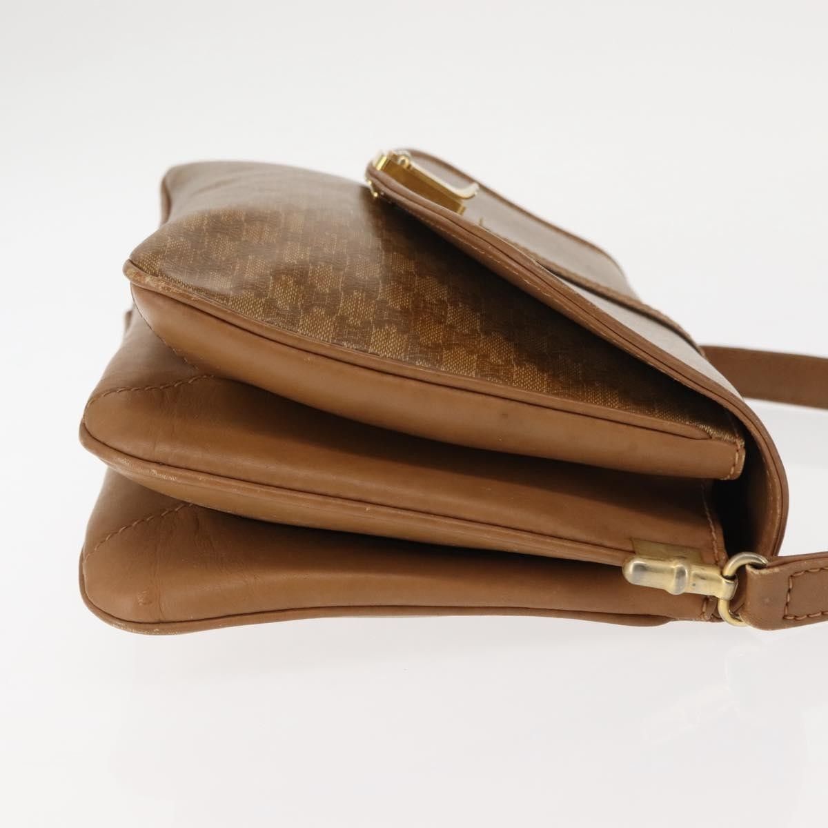 Celine Celine Vintage Macadam Shoulder Bag Canvas and Leather Size ONE SIZE - 3 Thumbnail