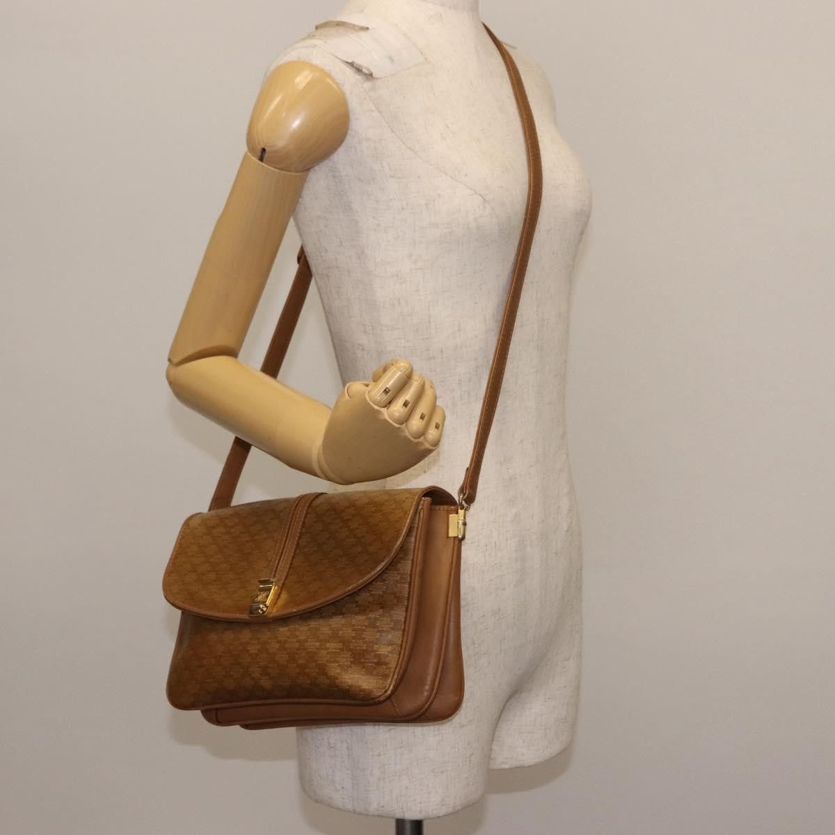 Celine Celine Vintage Macadam Shoulder Bag Canvas and Leather Size ONE SIZE - 13 Thumbnail