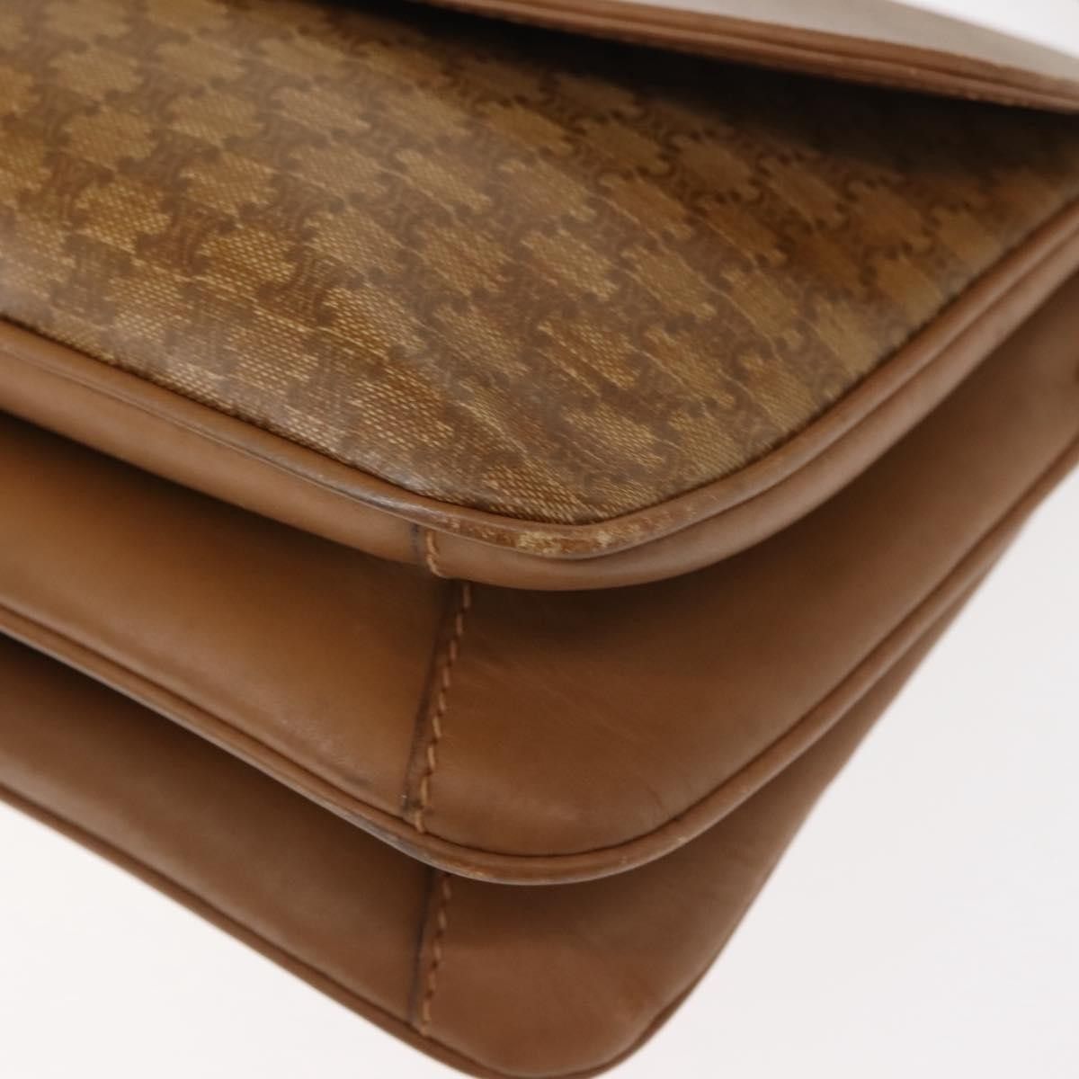 Celine Celine Vintage Macadam Shoulder Bag Canvas and Leather Size ONE SIZE - 10 Thumbnail
