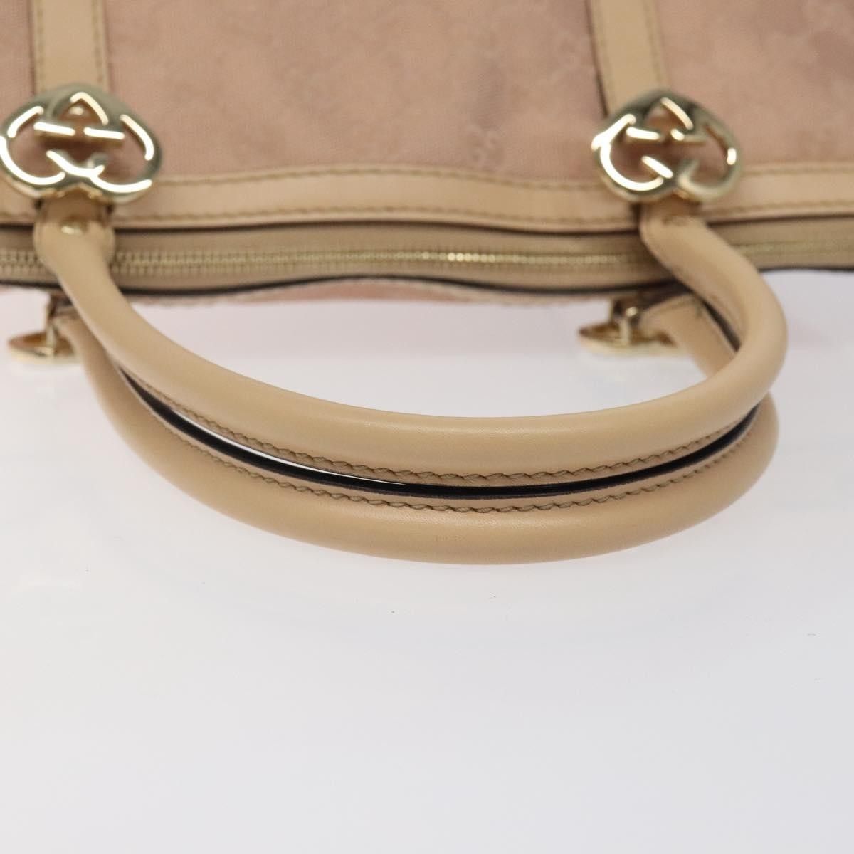 Gucci Gucci Lovely Heart Interlocking G Tote GG Canvas Size ONE SIZE - 8 Thumbnail