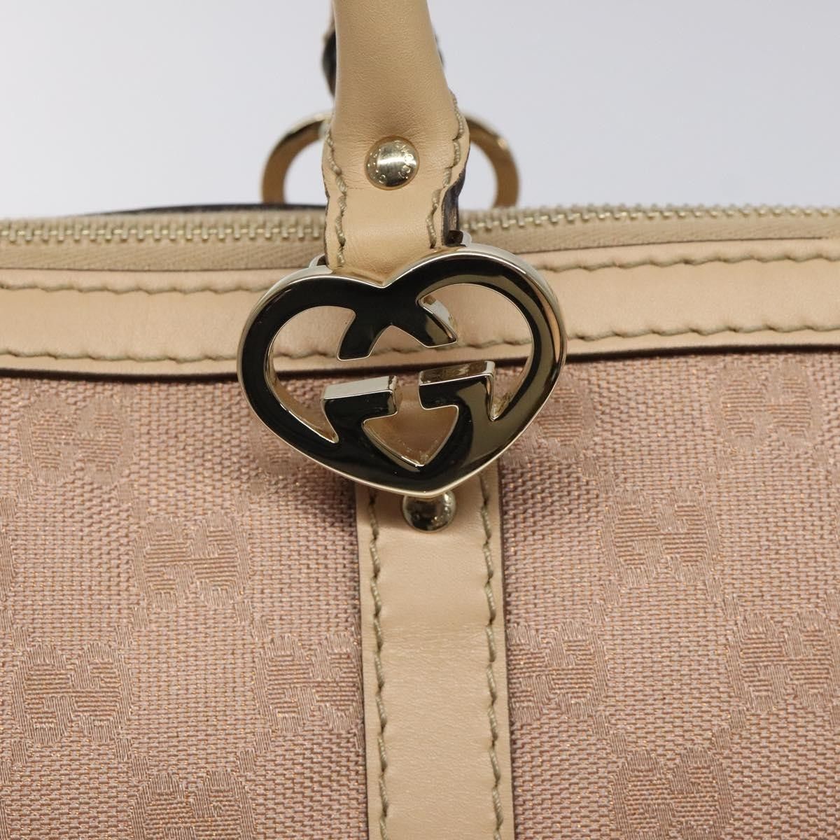 Gucci Gucci Lovely Heart Interlocking G Tote GG Canvas Size ONE SIZE - 13 Thumbnail