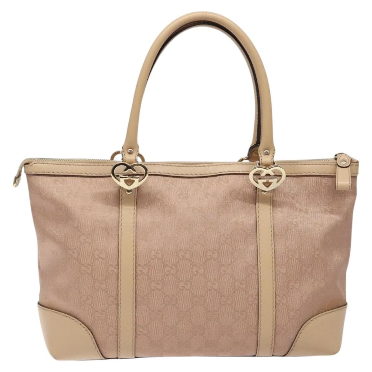 Gucci Gucci Lovely Heart Interlocking G Tote GG Canvas Size ONE SIZE - 2 Thumbnail