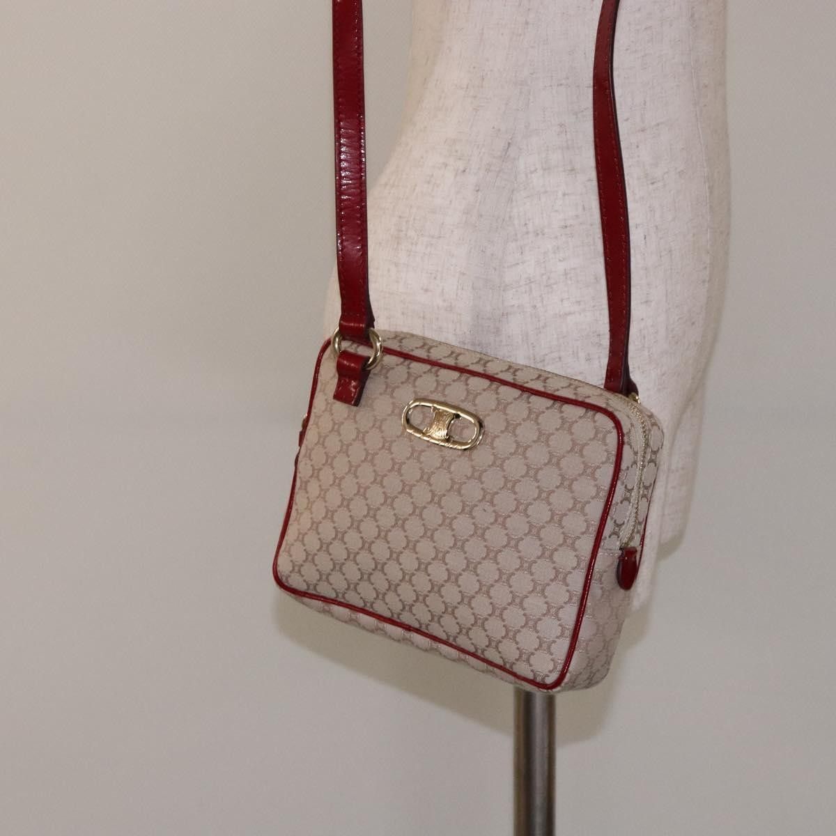 Celine Celine Vintage Macadam Shoulder Bag Canvas Size ONE SIZE - 14 Thumbnail