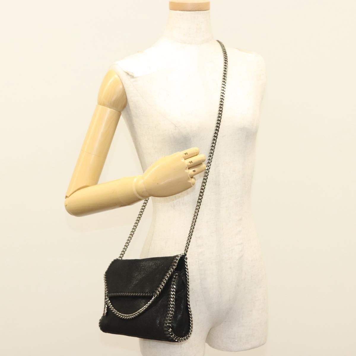 Stella McCartney Stella McCartney Falabella Fold Over Flap Crossbody Bag Suede Size ONE SIZE - 14 Thumbnail