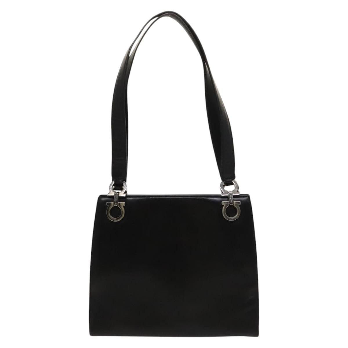 Salvatore Ferragamo Salvatore Ferragamo Gancini Shoulder Bag Leather Size ONE SIZE - 18 Thumbnail