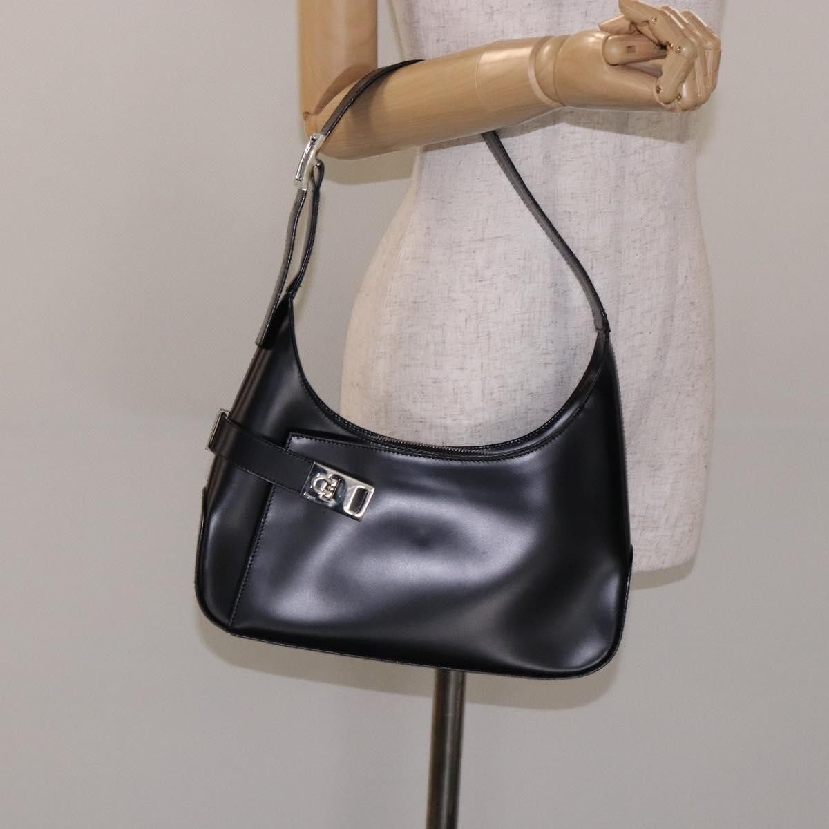 Salvatore Ferragamo Salvatore Ferragamo Gancini Shoulder Bag Leather Size ONE SIZE - 13 Thumbnail