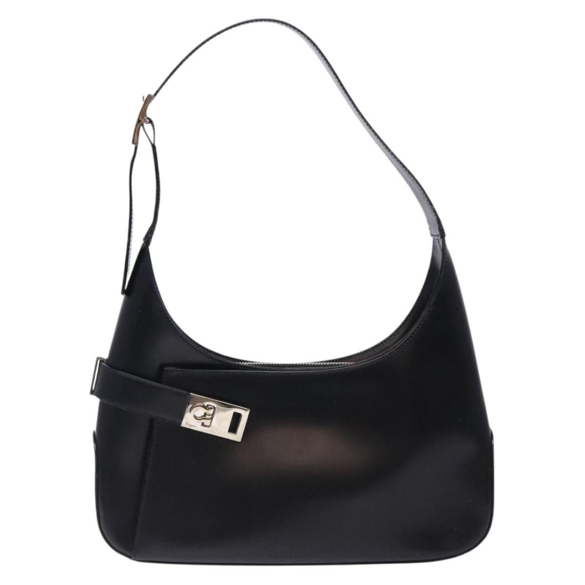 Salvatore Ferragamo Salvatore Ferragamo Gancini Shoulder Bag Leather Size ONE SIZE - 17 Thumbnail