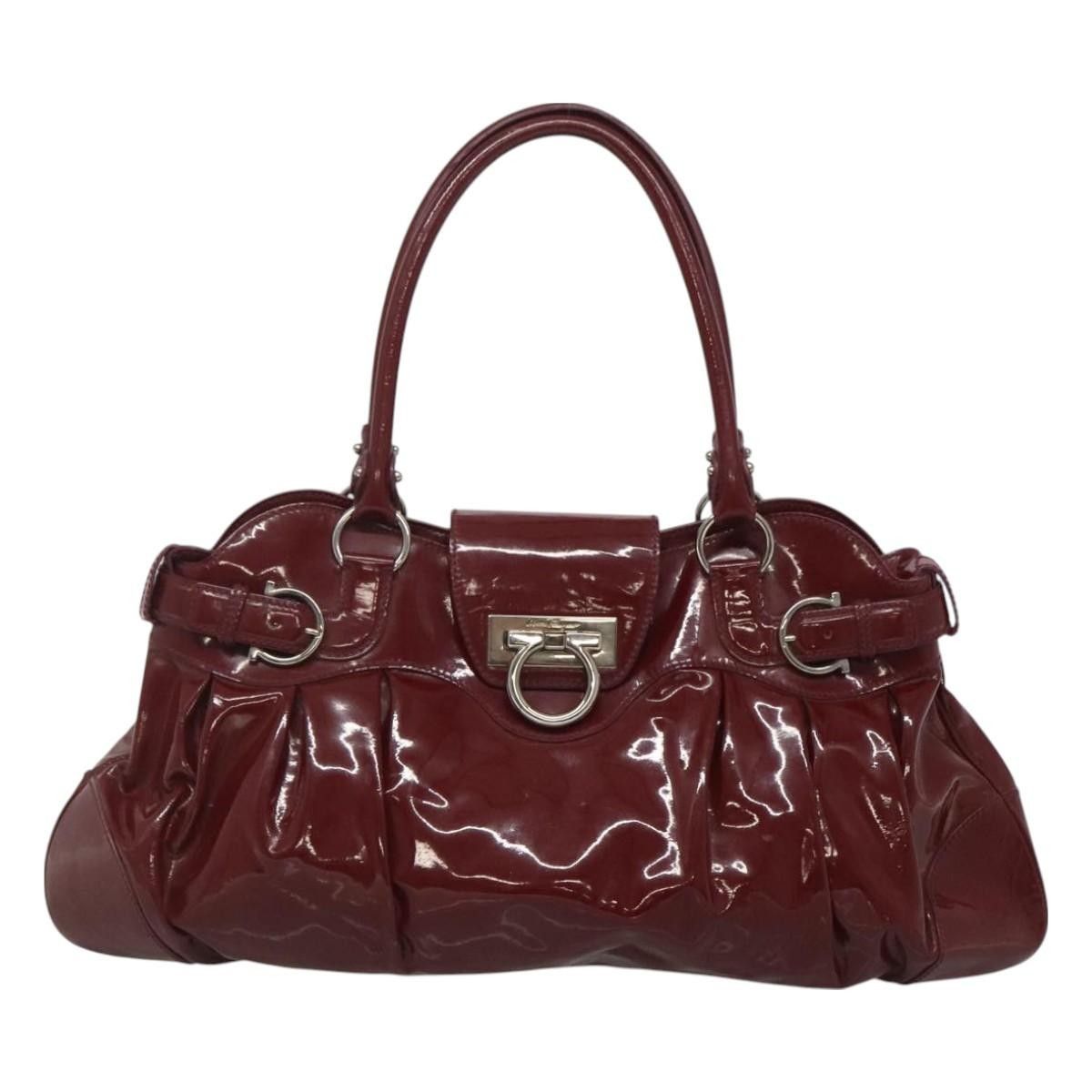 Salvatore Ferragamo Salvatore Ferragamo Marisa Satchel Patent leather Size ONE SIZE - 18 Thumbnail