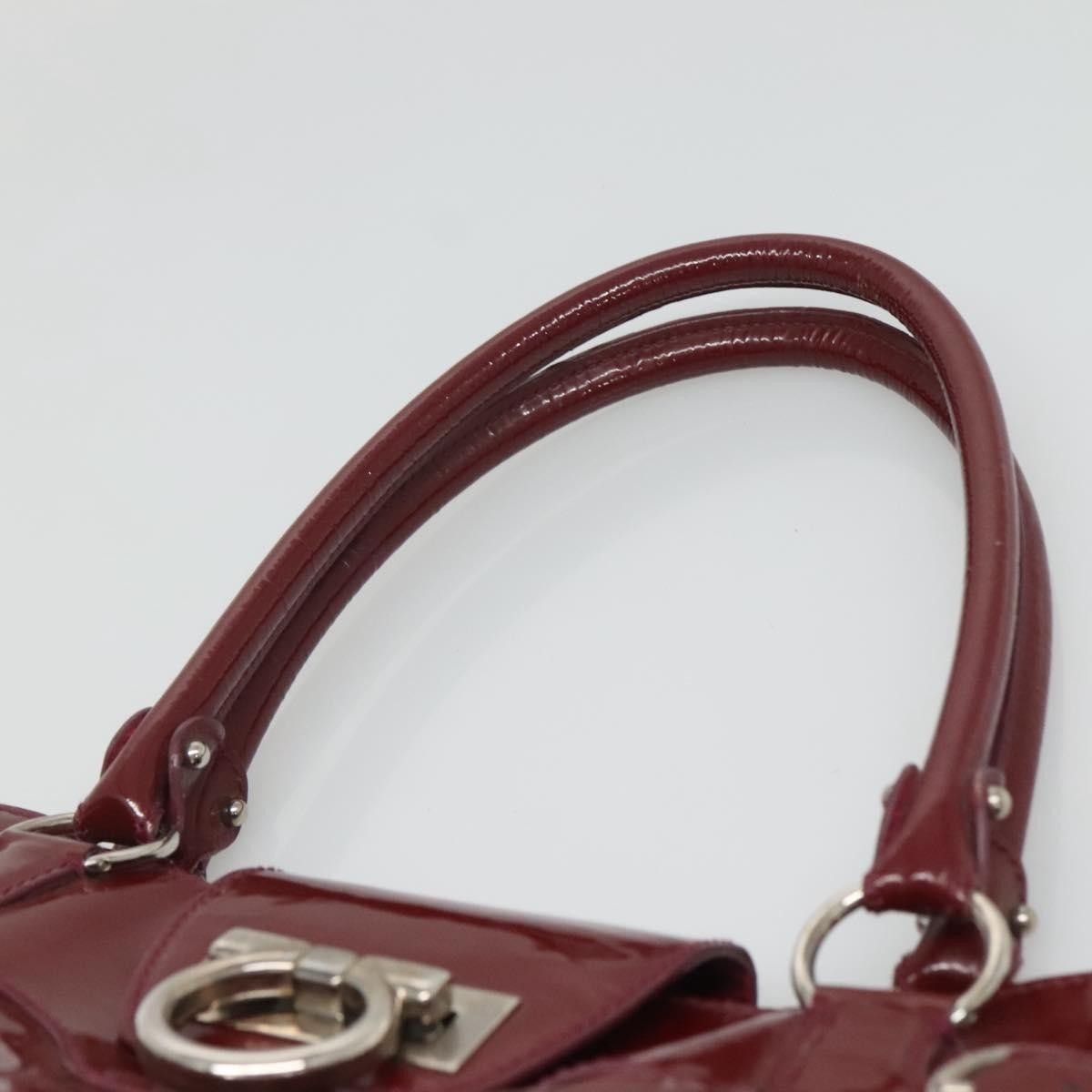 Salvatore Ferragamo Salvatore Ferragamo Marisa Satchel Patent leather Size ONE SIZE - 17 Thumbnail