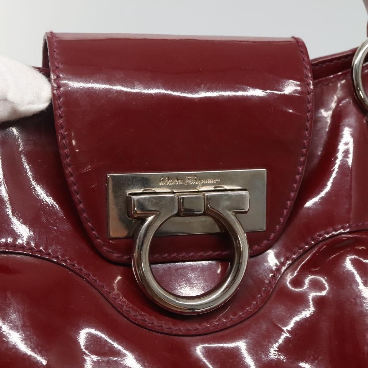 Salvatore Ferragamo Salvatore Ferragamo Marisa Satchel Patent leather Size ONE SIZE - 19 Thumbnail
