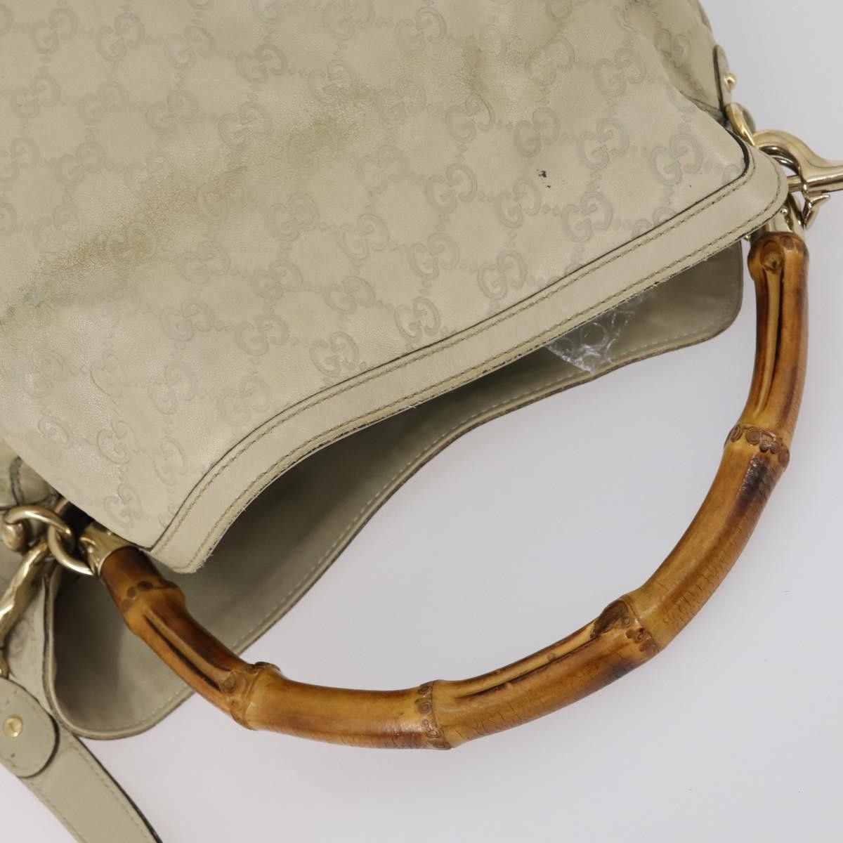 Gucci Gucci Vintage Diana Bamboo Shoulder Bag Leather Size ONE SIZE - 14 Thumbnail