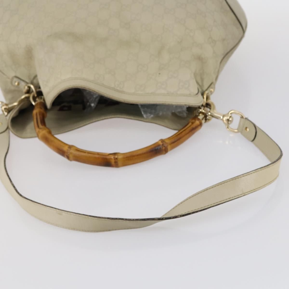Gucci Gucci Vintage Diana Bamboo Shoulder Bag Leather Size ONE SIZE - 8 Thumbnail