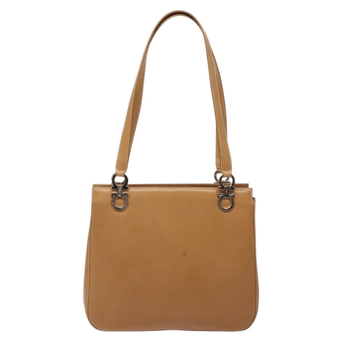 Salvatore Ferragamo Salvatore Ferragamo Gancini Shoulder Bag Leather Size ONE SIZE - 2 Thumbnail