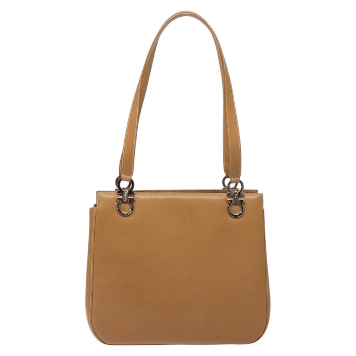 Salvatore Ferragamo Salvatore Ferragamo Gancini Shoulder Bag Leather Size ONE SIZE - 17 Thumbnail