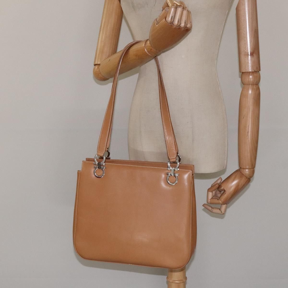 Salvatore Ferragamo Salvatore Ferragamo Gancini Shoulder Bag Leather Size ONE SIZE - 13 Thumbnail