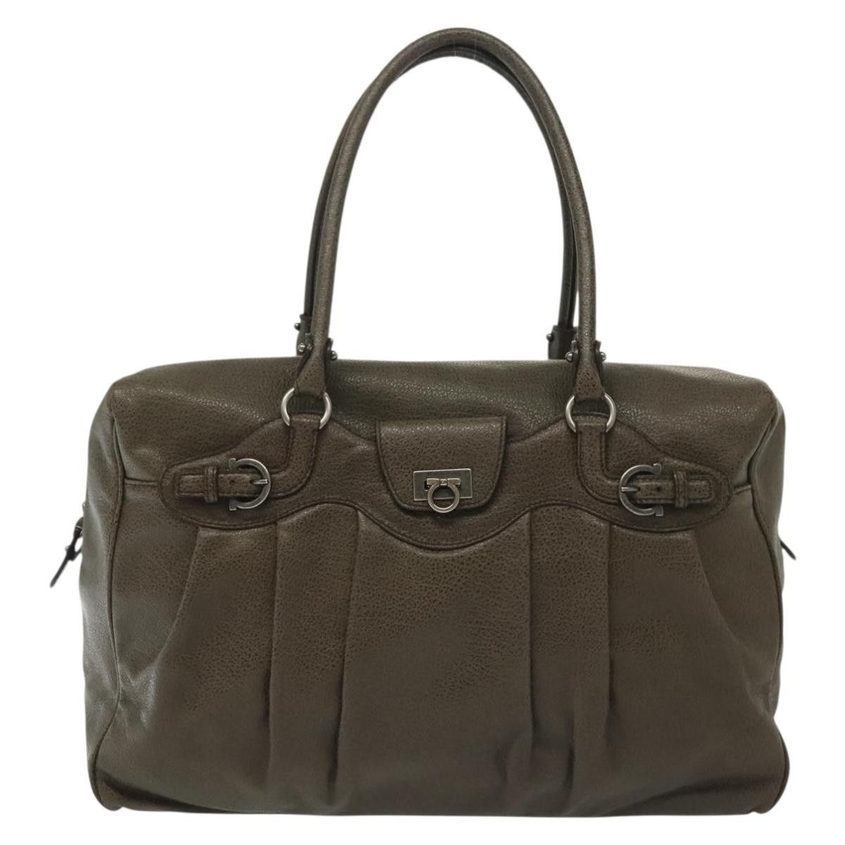 Salvatore Ferragamo Salvatore Ferragamo Gancini Buckle Leather Size ONE SIZE - 18 Thumbnail