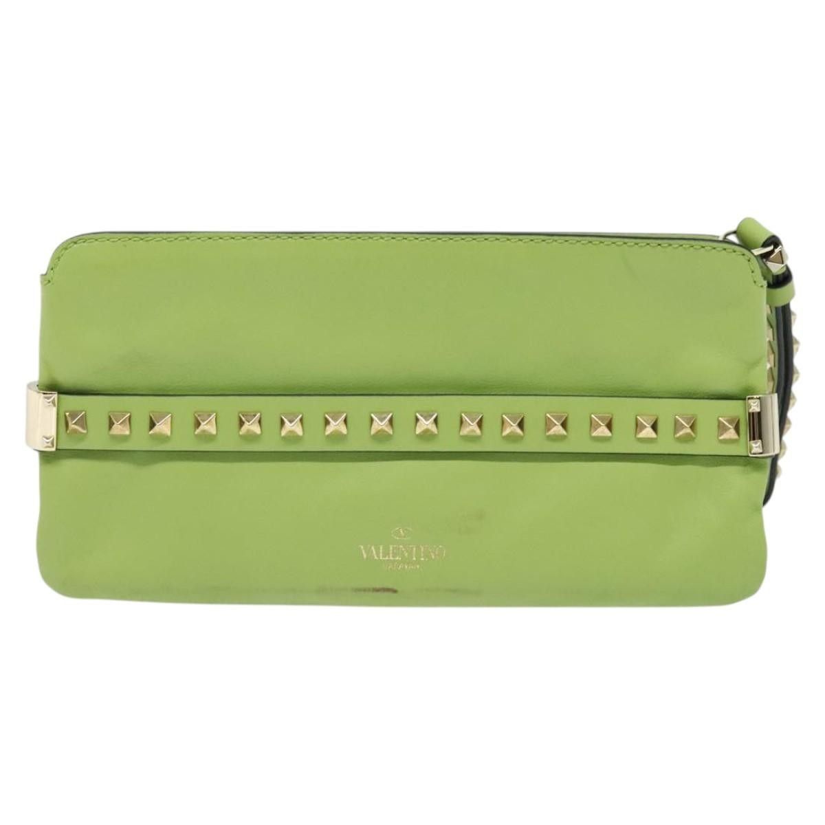 Valentino Valentino Garavani Rockstud Pouch Leather Size ONE SIZE - 16 Thumbnail