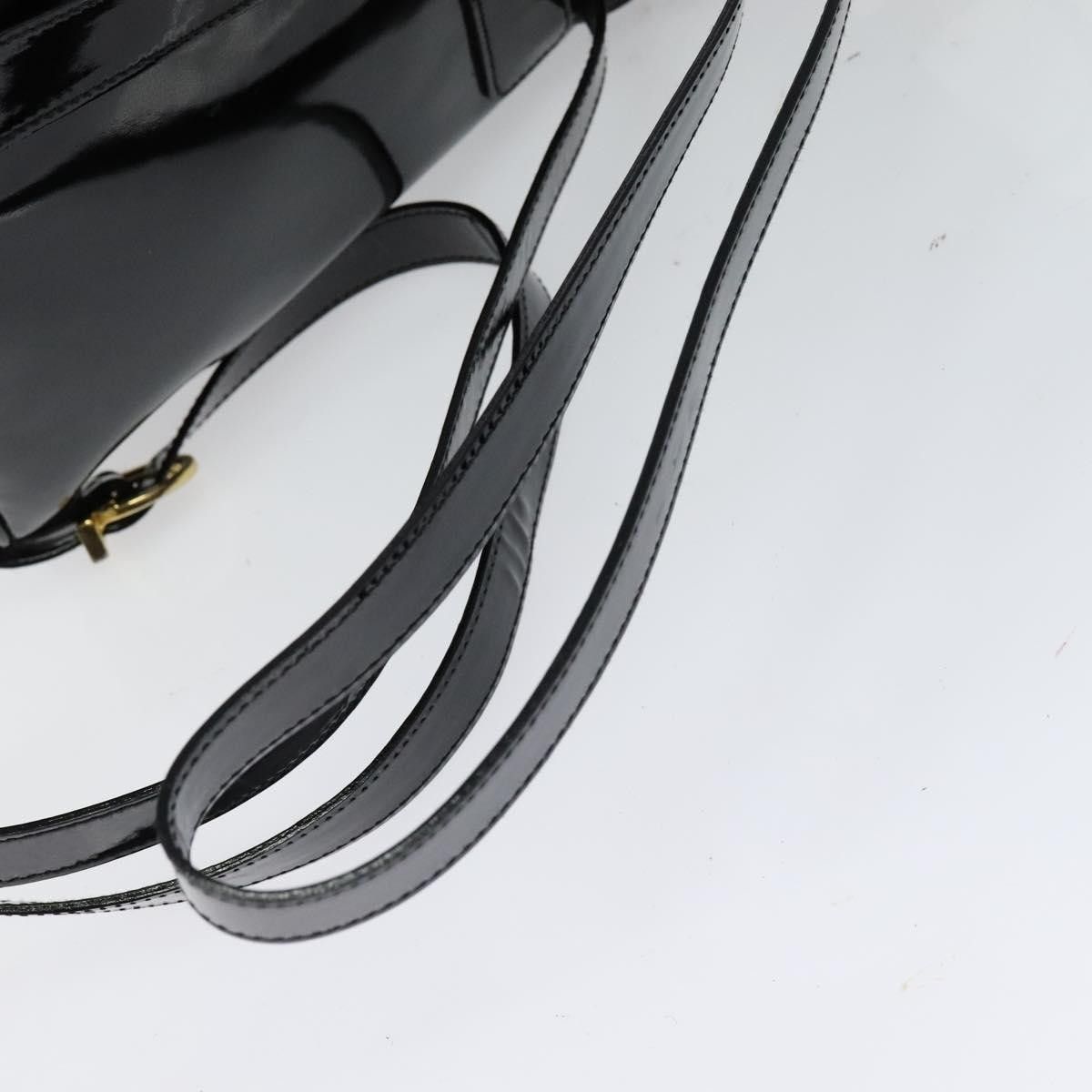 Salvatore Ferragamo Salvatore Ferragamo Gancini Flap Drawstring Backpack Patent leather Size ONE SIZE - 7 Thumbnail