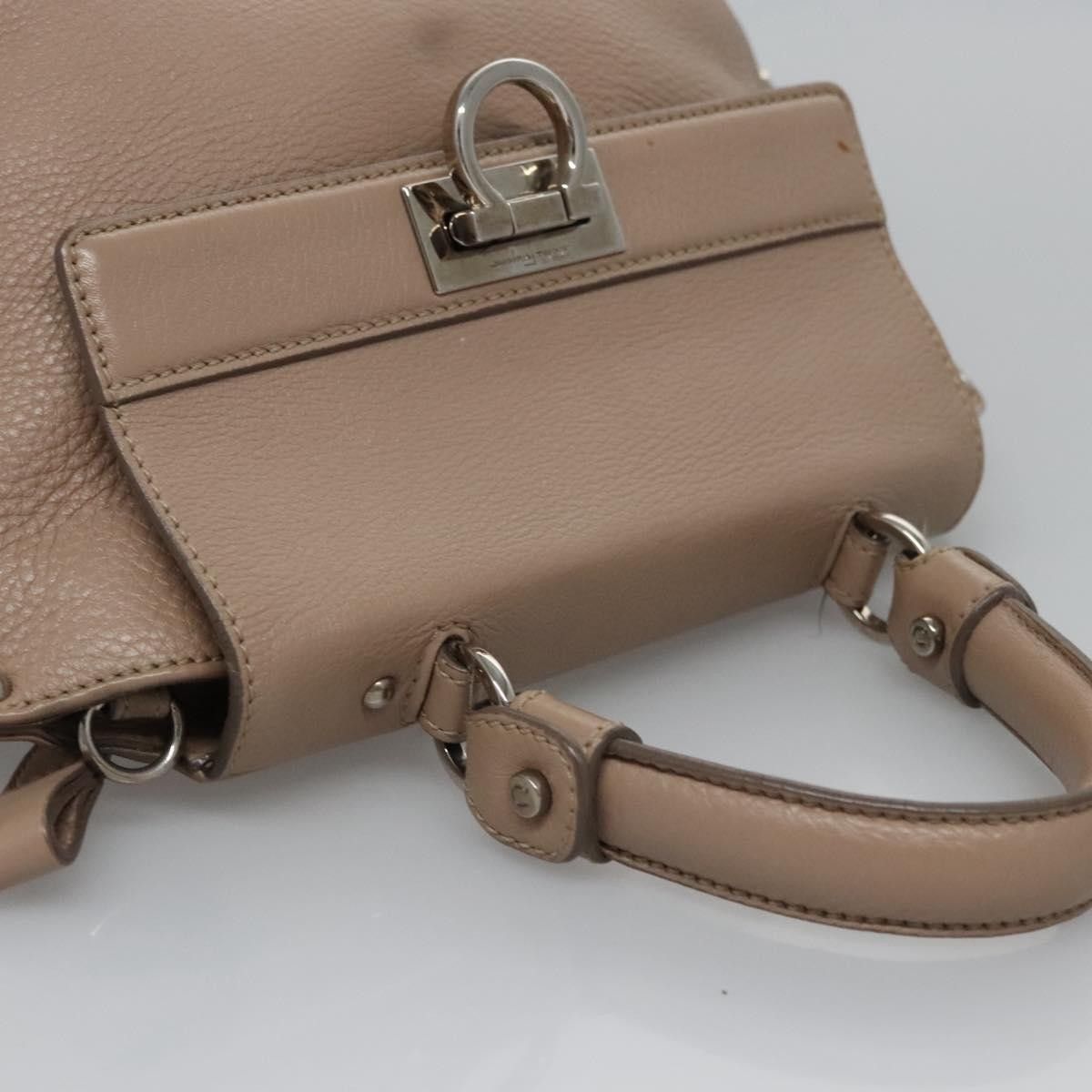 Salvatore Ferragamo Salvatore Ferragamo Sofia Satchel Leather Size ONE SIZE - 16 Thumbnail