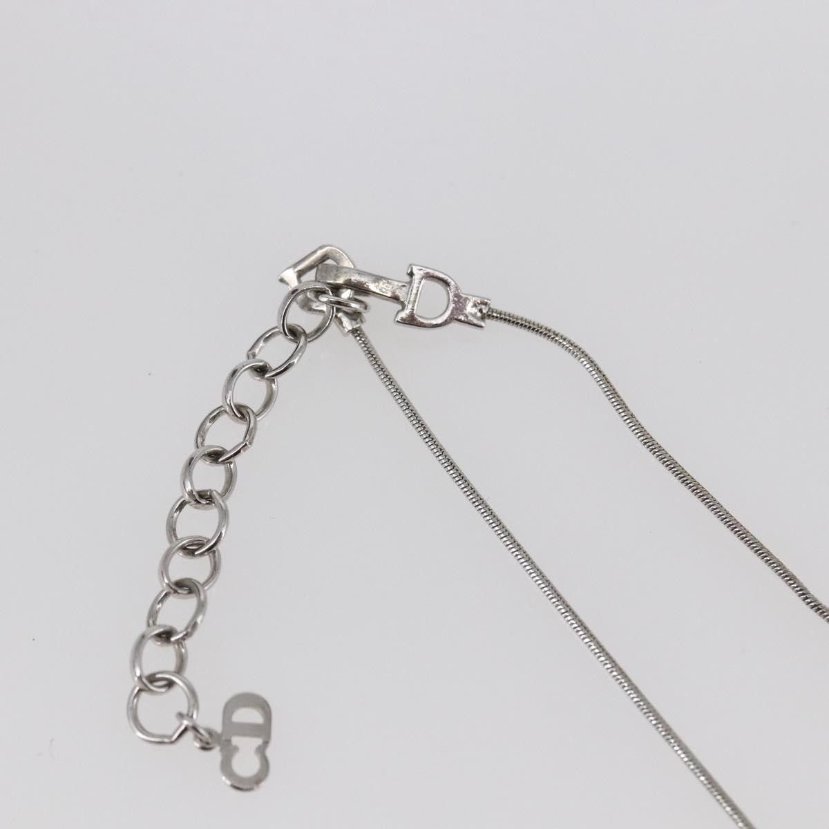 Dior Christian Dior Bow CD Pendant Necklace Metal with Crystal Size ONE SIZE - 13 Thumbnail