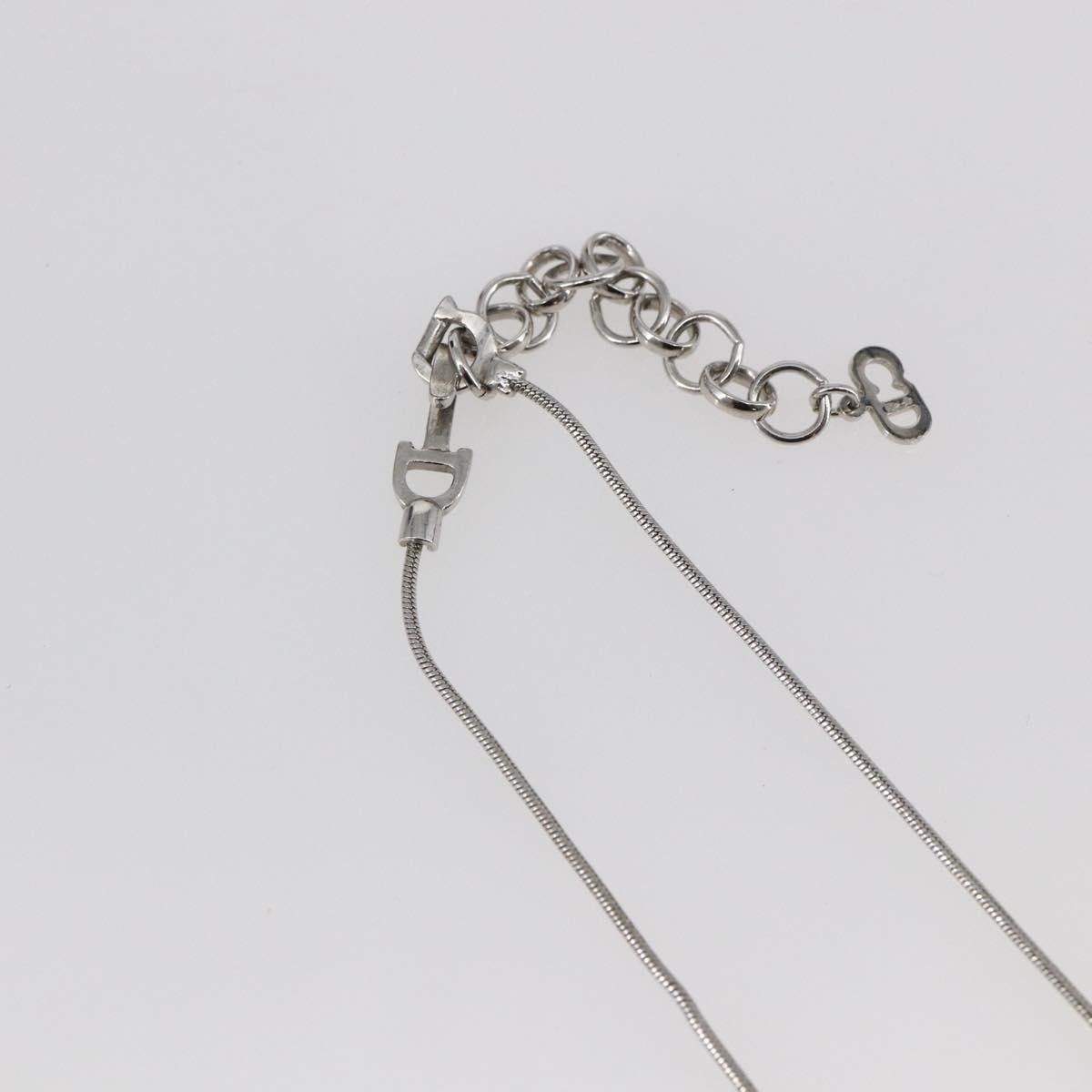 Dior Christian Dior Bow CD Pendant Necklace Metal with Crystal Size ONE SIZE - 7 Thumbnail