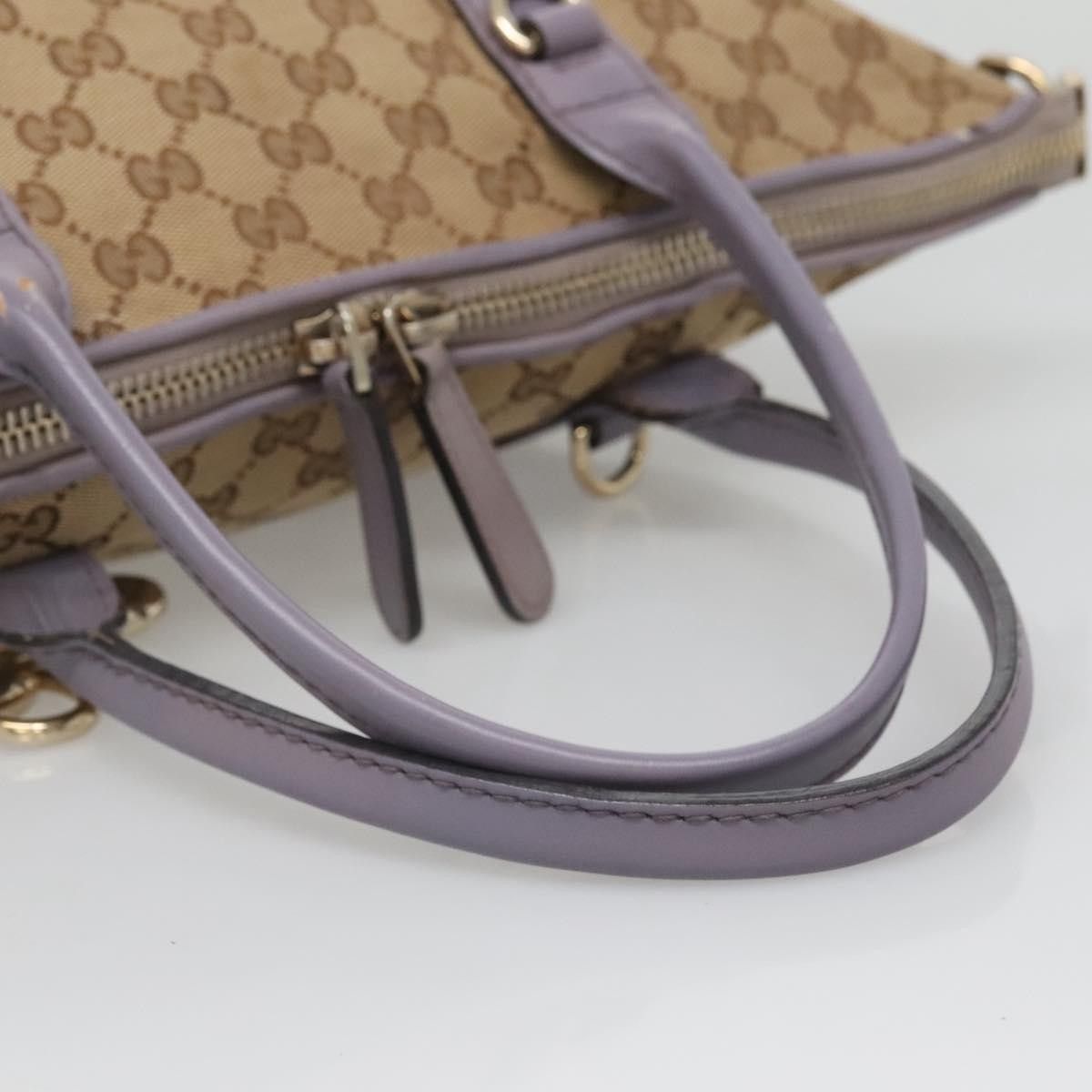 Gucci Gucci Convertible Belted Tote GG Canvas with Leather Size ONE SIZE - 8 Thumbnail