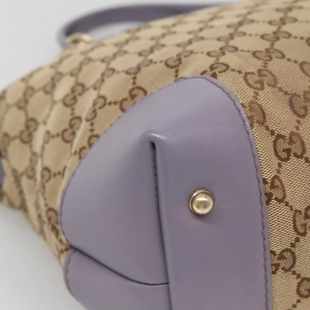 Gucci Gucci Convertible Belted Tote GG Canvas with Leather Size ONE SIZE - 10 Thumbnail