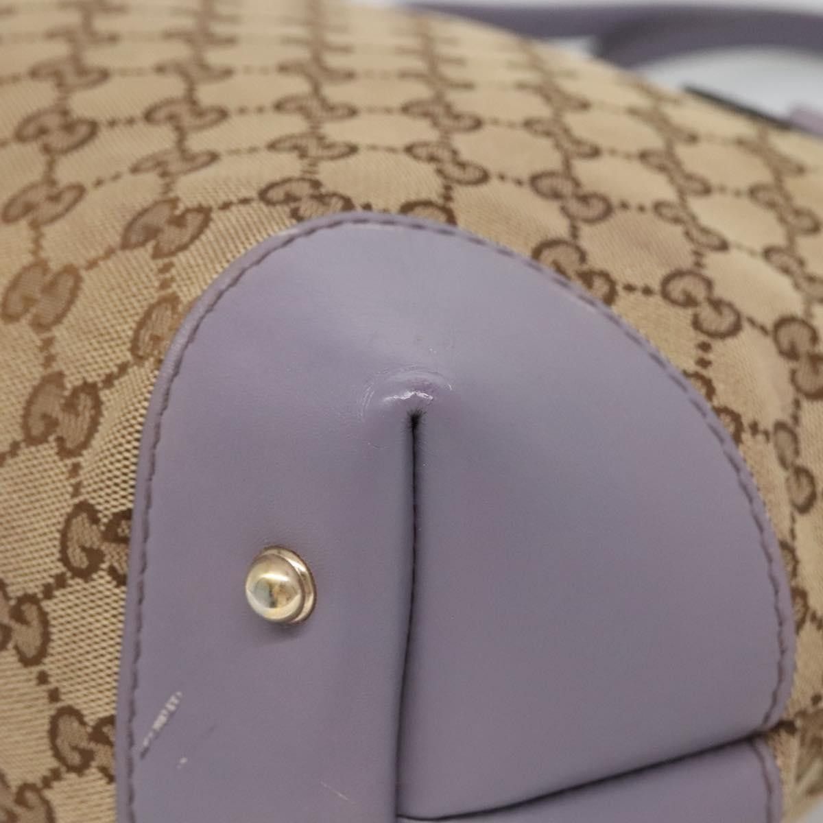 Gucci Gucci Convertible Belted Tote GG Canvas with Leather Size ONE SIZE - 11 Thumbnail
