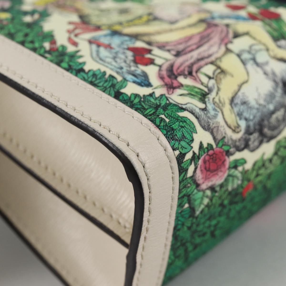 Gucci Gucci Ophidia Chain Shoulder Bag Flora GG Coated Canvas Size ONE SIZE - 9 Thumbnail