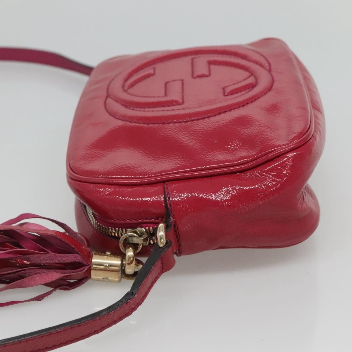 Gucci Gucci Soho Disco Crossbody Bag Patent Size ONE SIZE - 4 Thumbnail