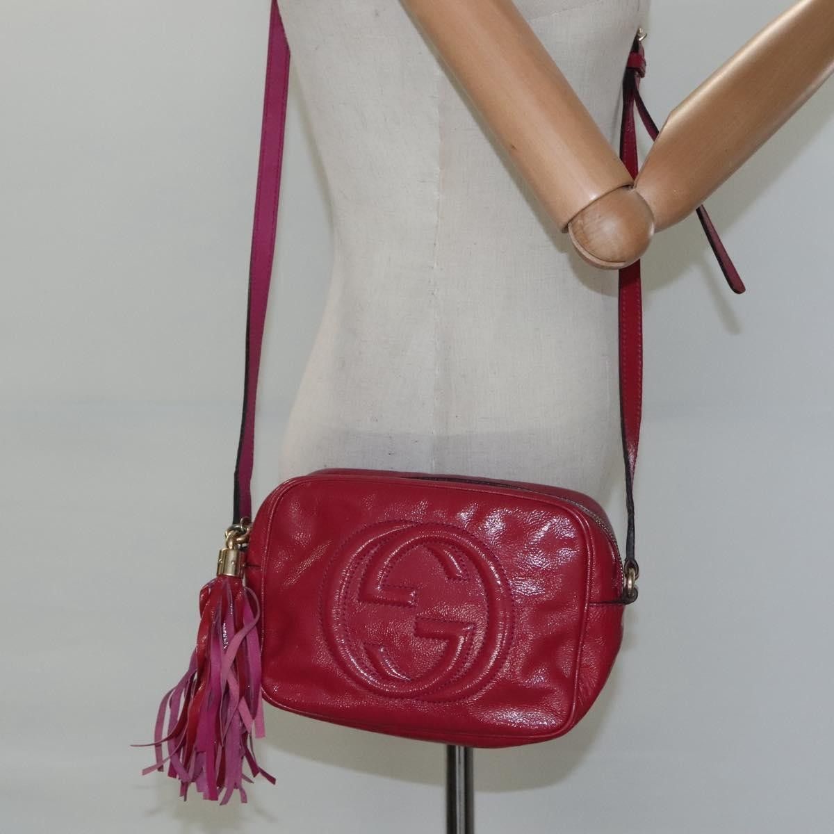 Gucci Gucci Soho Disco Crossbody Bag Patent Size ONE SIZE - 14 Thumbnail