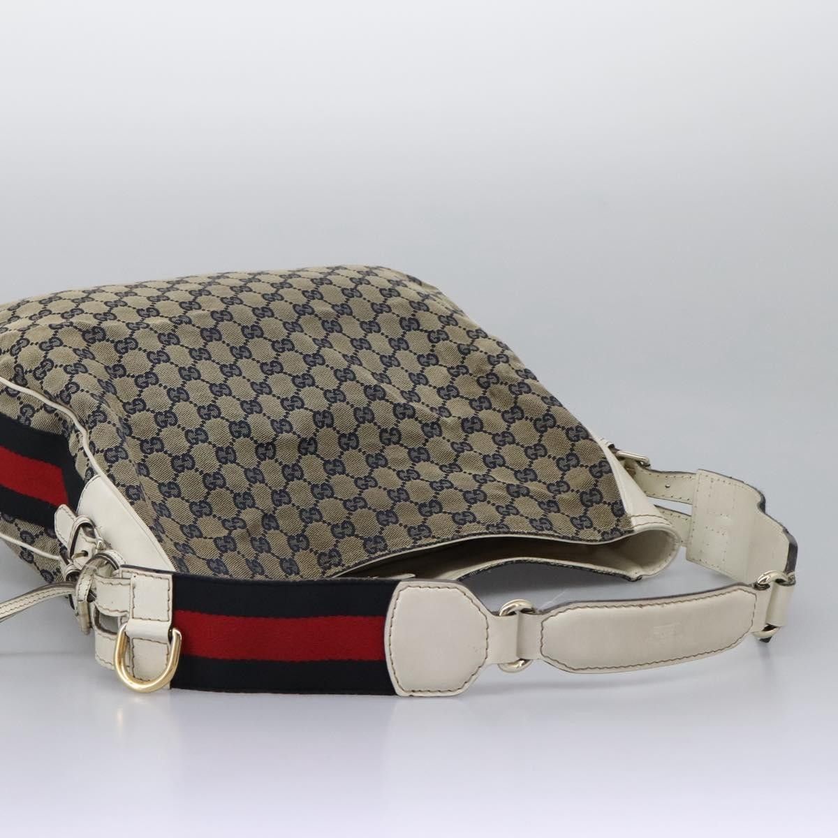 Gucci Gucci Heritage Web Hobo GG Canvas Size ONE SIZE - 8 Thumbnail