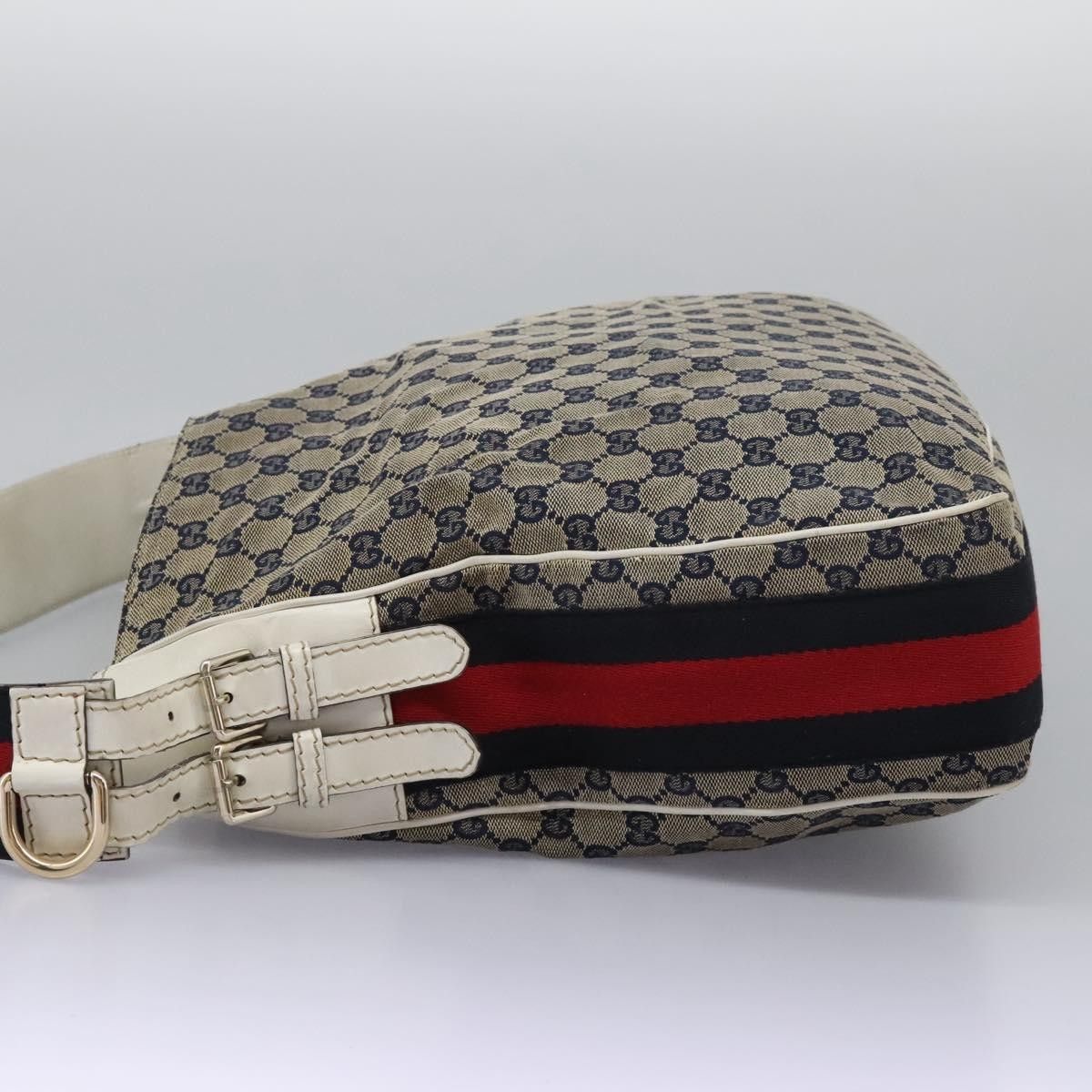 Gucci Gucci Heritage Web Hobo GG Canvas Size ONE SIZE - 3 Thumbnail