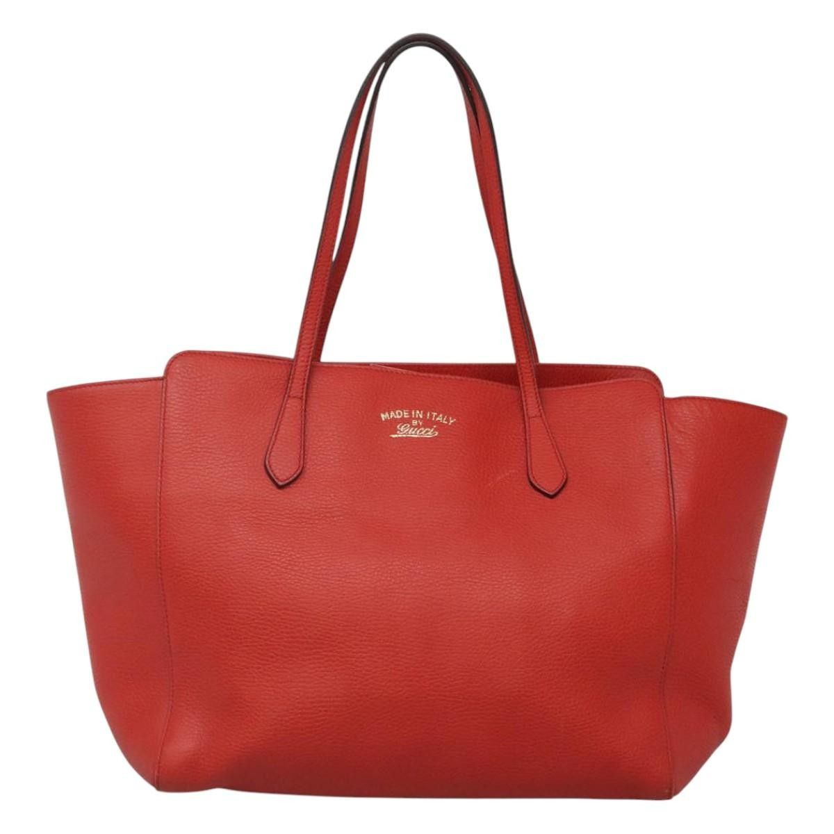Gucci Gucci Swing Tote Leather Size ONE SIZE - 13 Thumbnail