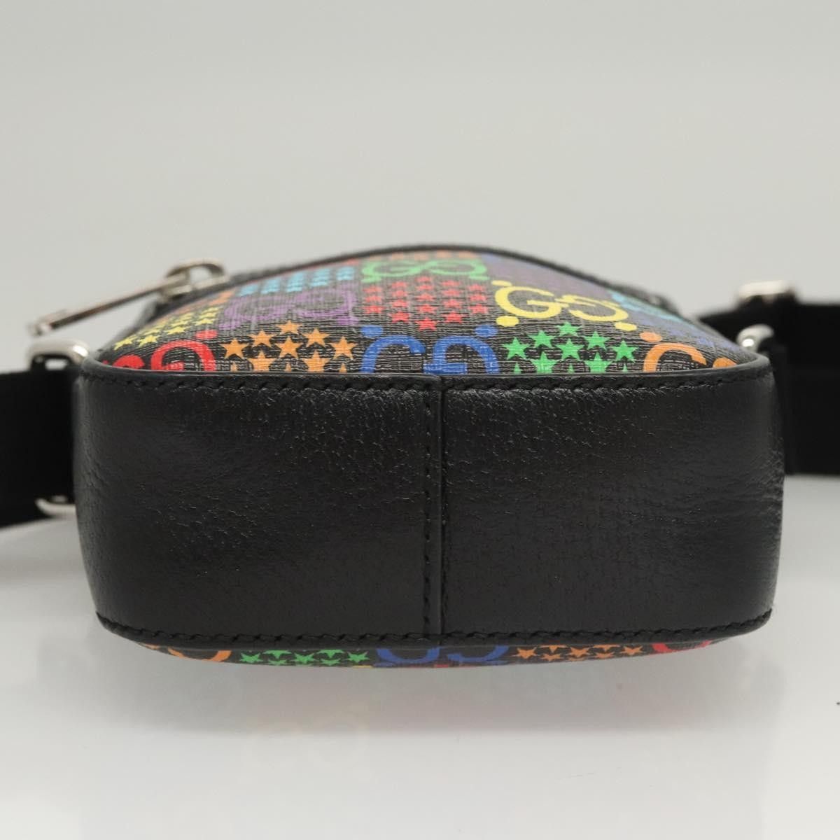 Gucci Gucci Front Zip Messenger Bag Psychedelic Print GG Coated Canvas Size ONE SIZE - 16 Thumbnail
