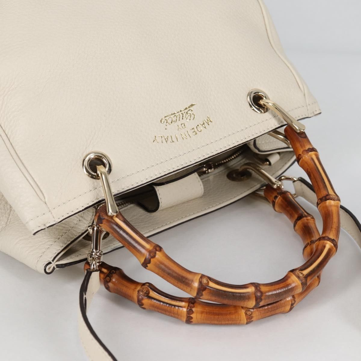 Gucci Gucci Bamboo shopper bag Leather Size ONE SIZE - 14 Thumbnail
