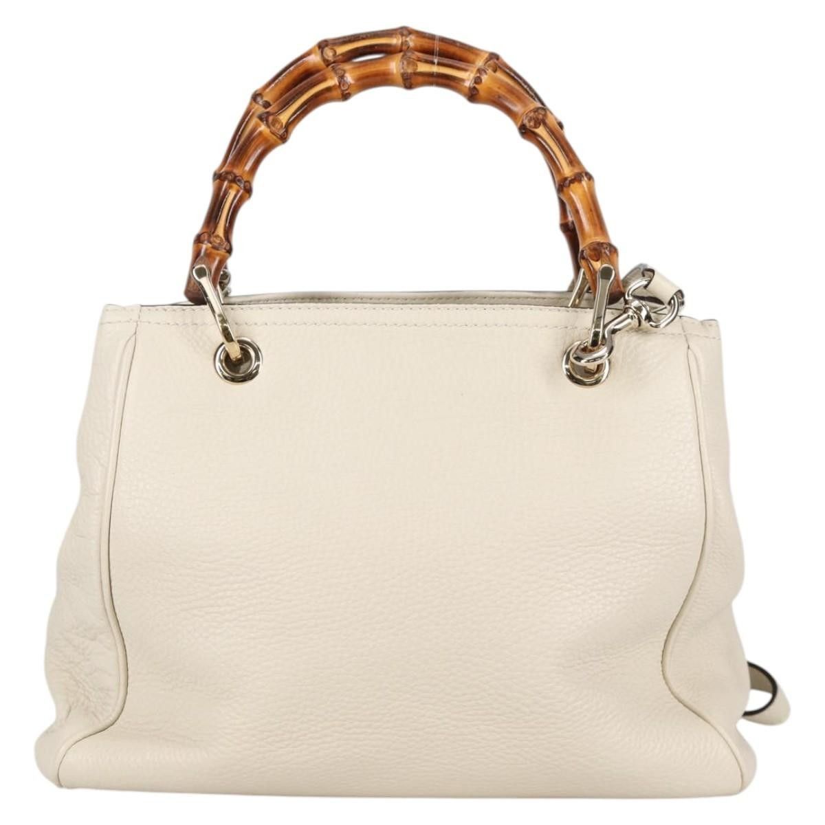 Gucci Gucci Bamboo shopper bag Leather Size ONE SIZE - 2 Thumbnail