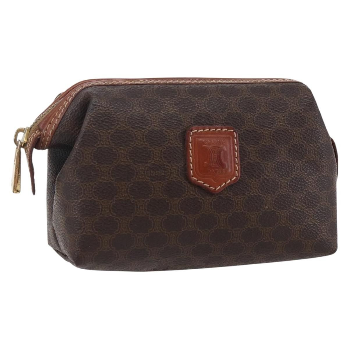 Celine Celine Macadam Pochette Canvas and Leather Size ONE SIZE - 16 Thumbnail