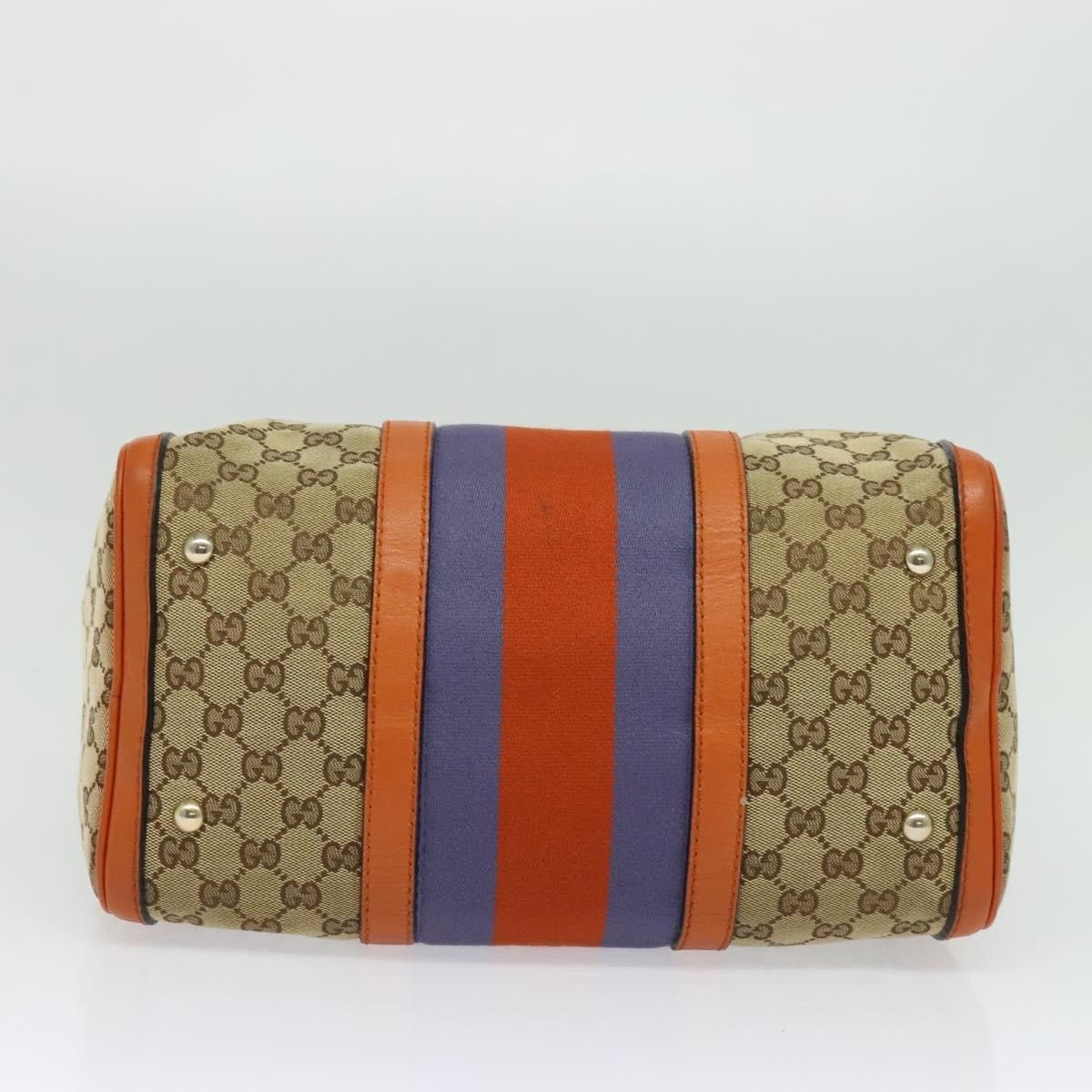 Gucci Gucci Vintage Web Boston Bag Canvas Size ONE SIZE - 17 Thumbnail