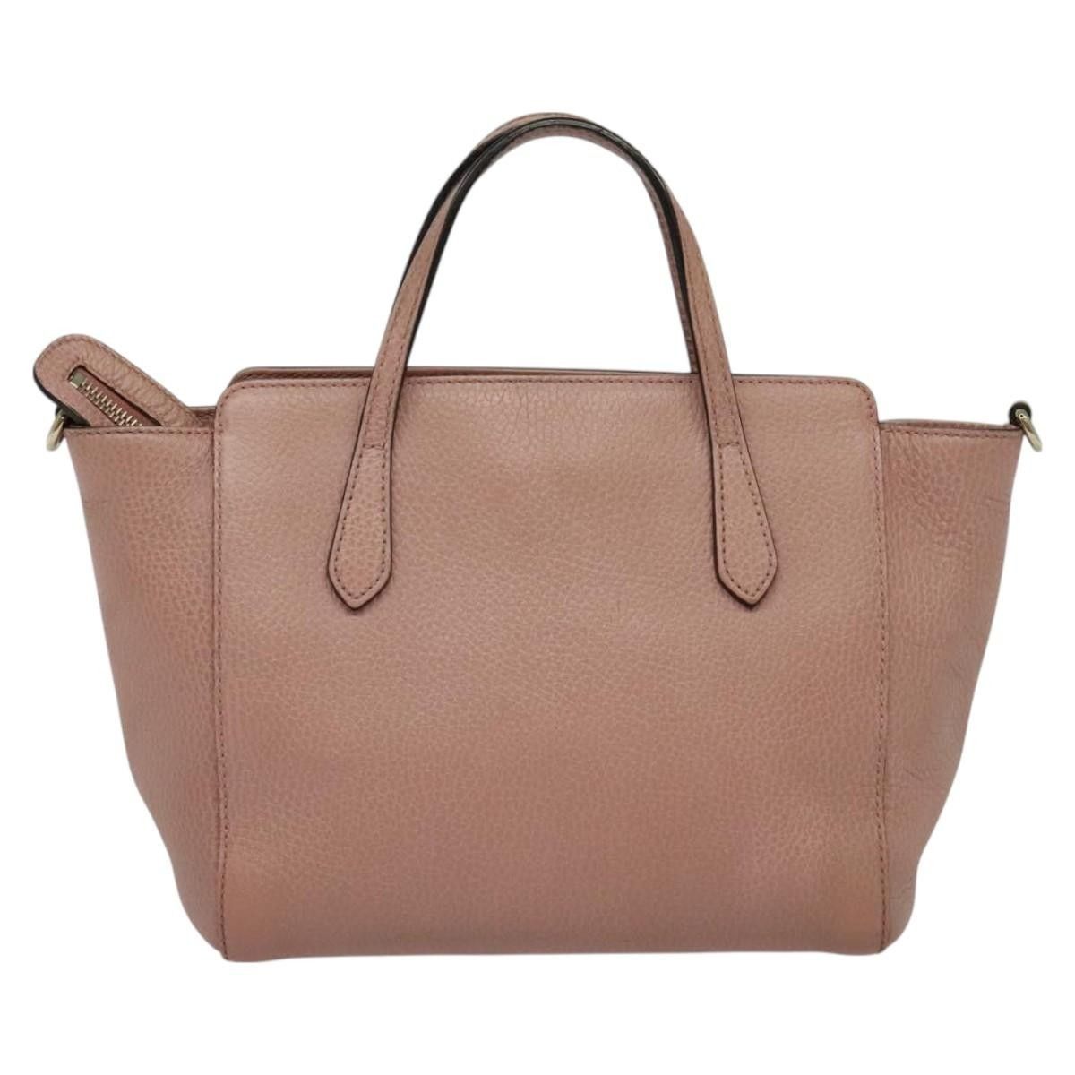 Gucci Gucci Swing Crossbody Bag Pebbled Leather Size ONE SIZE - 2 Thumbnail