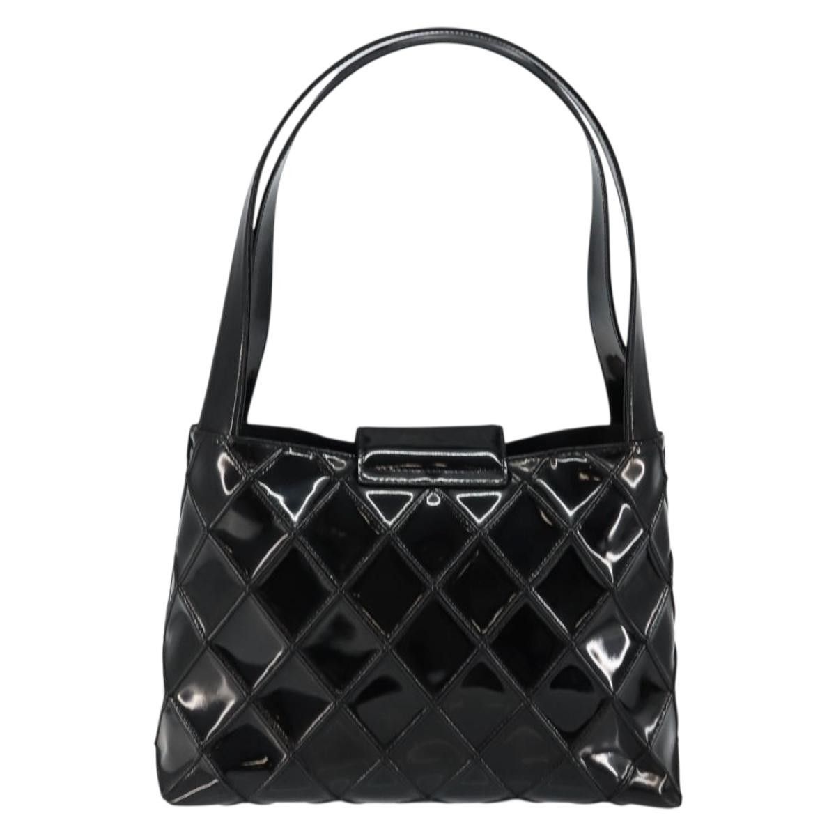 Chanel Chanel Vintage CC Lock Flap Shoulder Bag Quilted Patent Size ONE SIZE - 2 Thumbnail