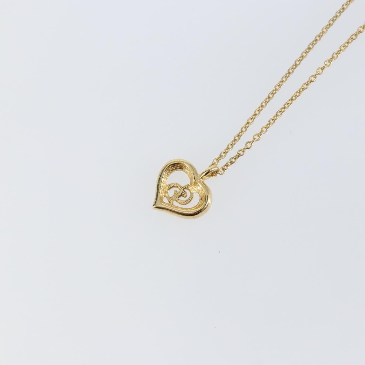 Dior Christian Dior CD Heart Necklace Metal Size ONE SIZE - 4 Thumbnail
