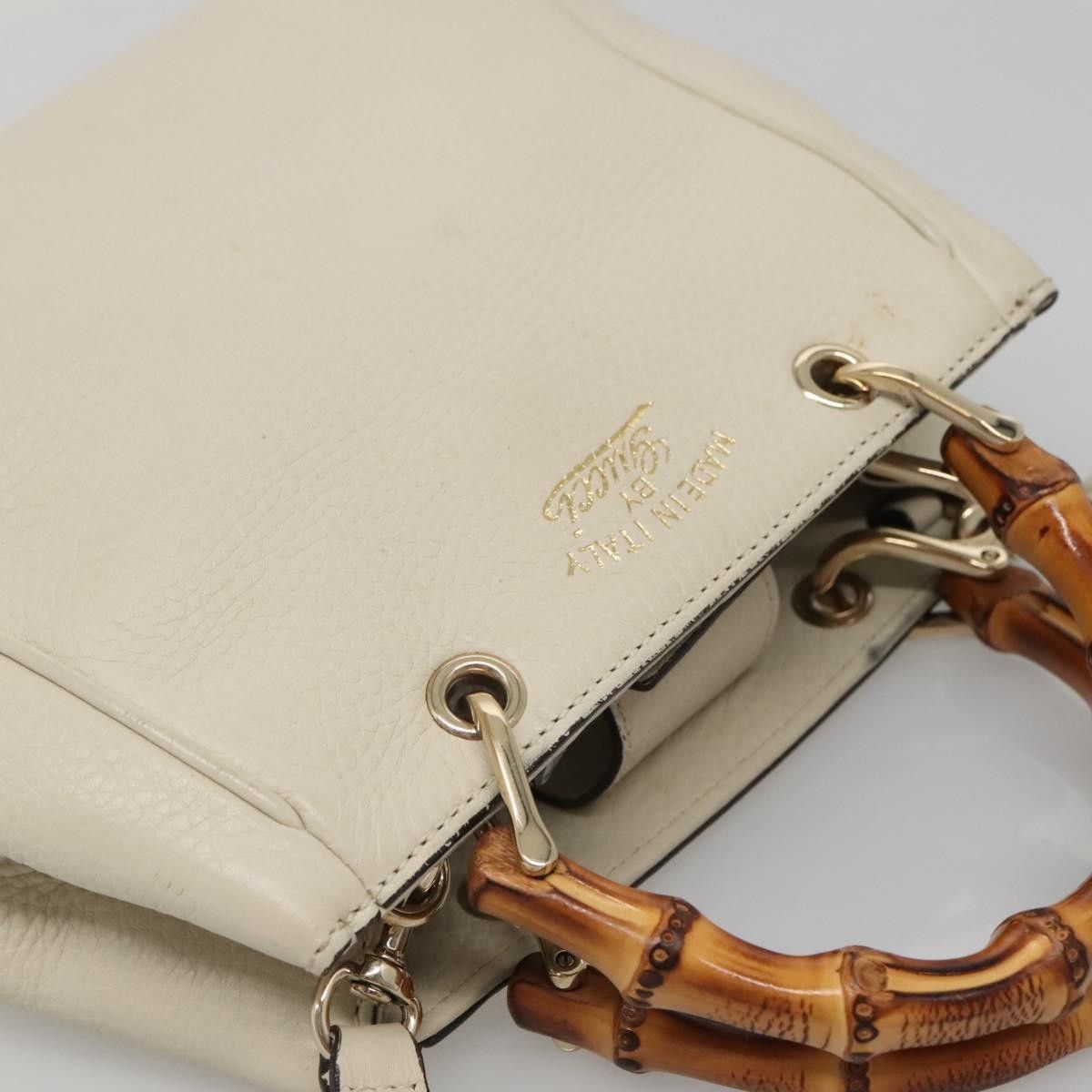 Gucci Gucci Bamboo shopper bag Leather Size ONE SIZE - 14 Thumbnail