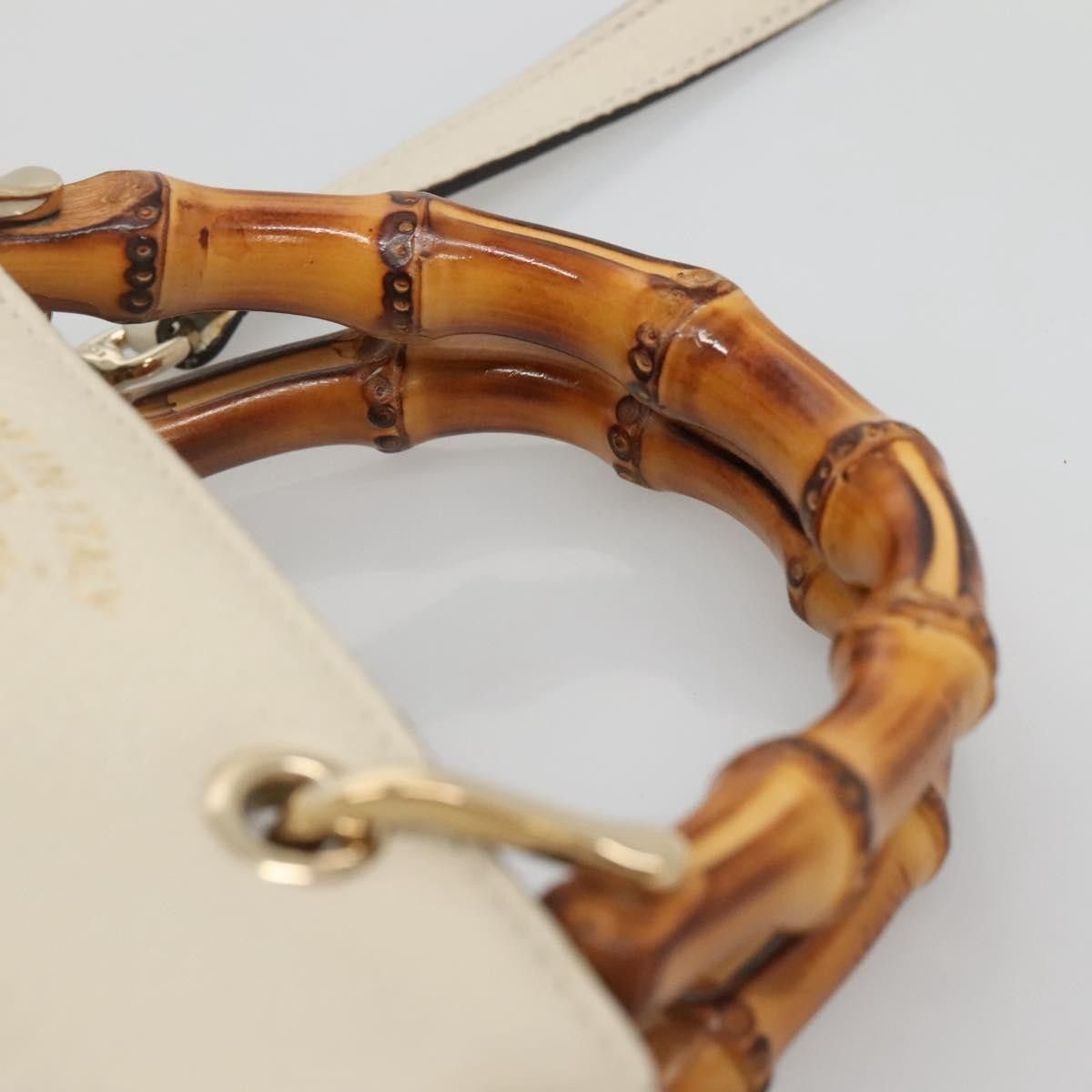 Gucci Gucci Bamboo shopper bag Leather Size ONE SIZE - 18 Thumbnail