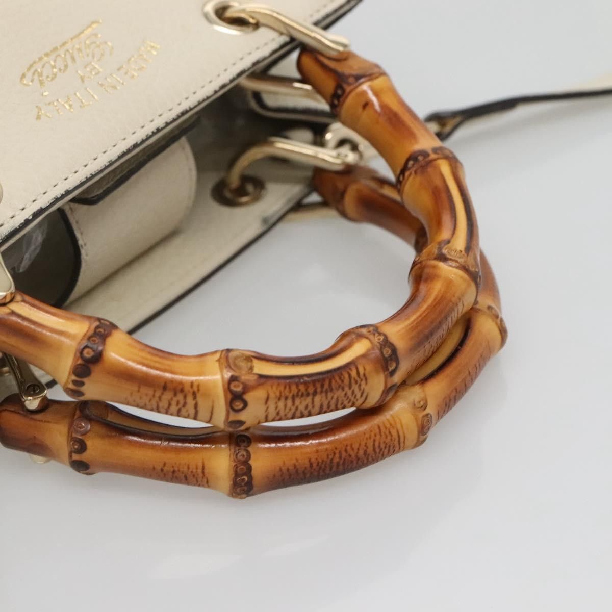 Gucci Gucci Bamboo shopper bag Leather Size ONE SIZE - 7 Thumbnail