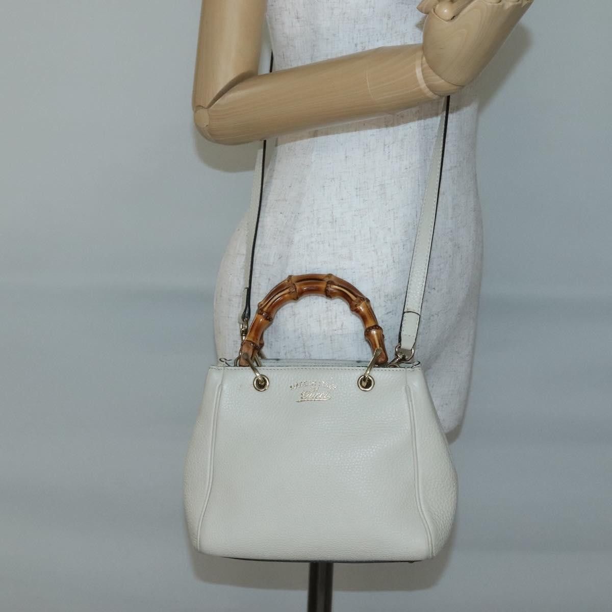 Gucci Gucci Bamboo shopper bag Leather Size ONE SIZE - 12 Thumbnail