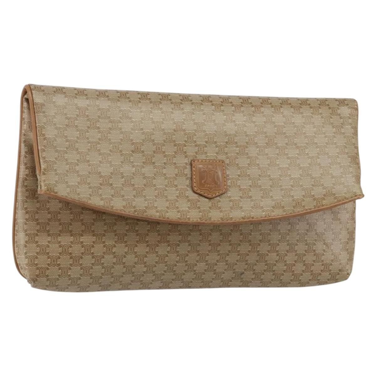 Celine Celine Macadam Pochette Canvas and Leather Size ONE SIZE - 17 Thumbnail