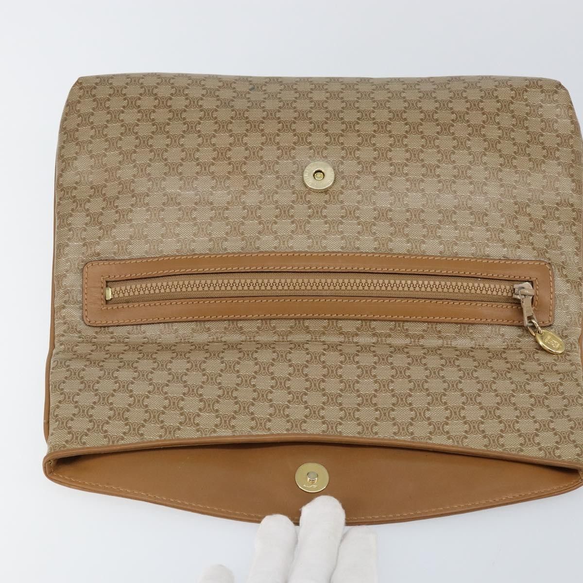 Celine Celine Macadam Pochette Canvas and Leather Size ONE SIZE - 16 Thumbnail