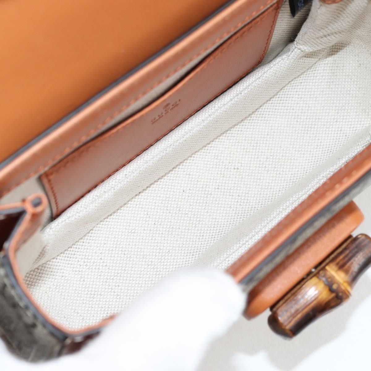 Gucci Gucci Bamboo 1947 Belt Bag GG Coated Canvas Size ONE SIZE - 5 Thumbnail