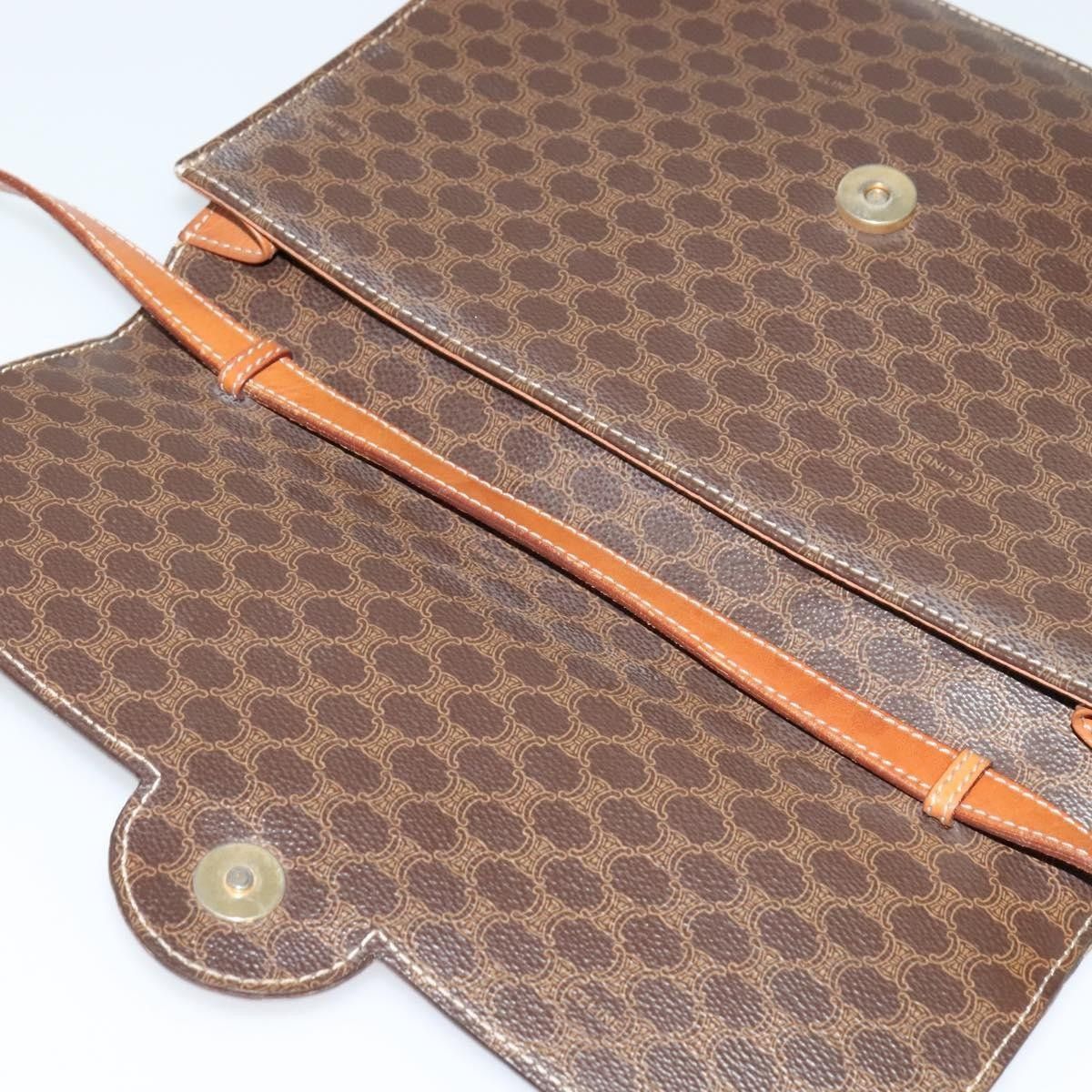 Celine Celine Vintage Macadam Shoulder Bag Canvas and Leather Size ONE SIZE - 16 Thumbnail